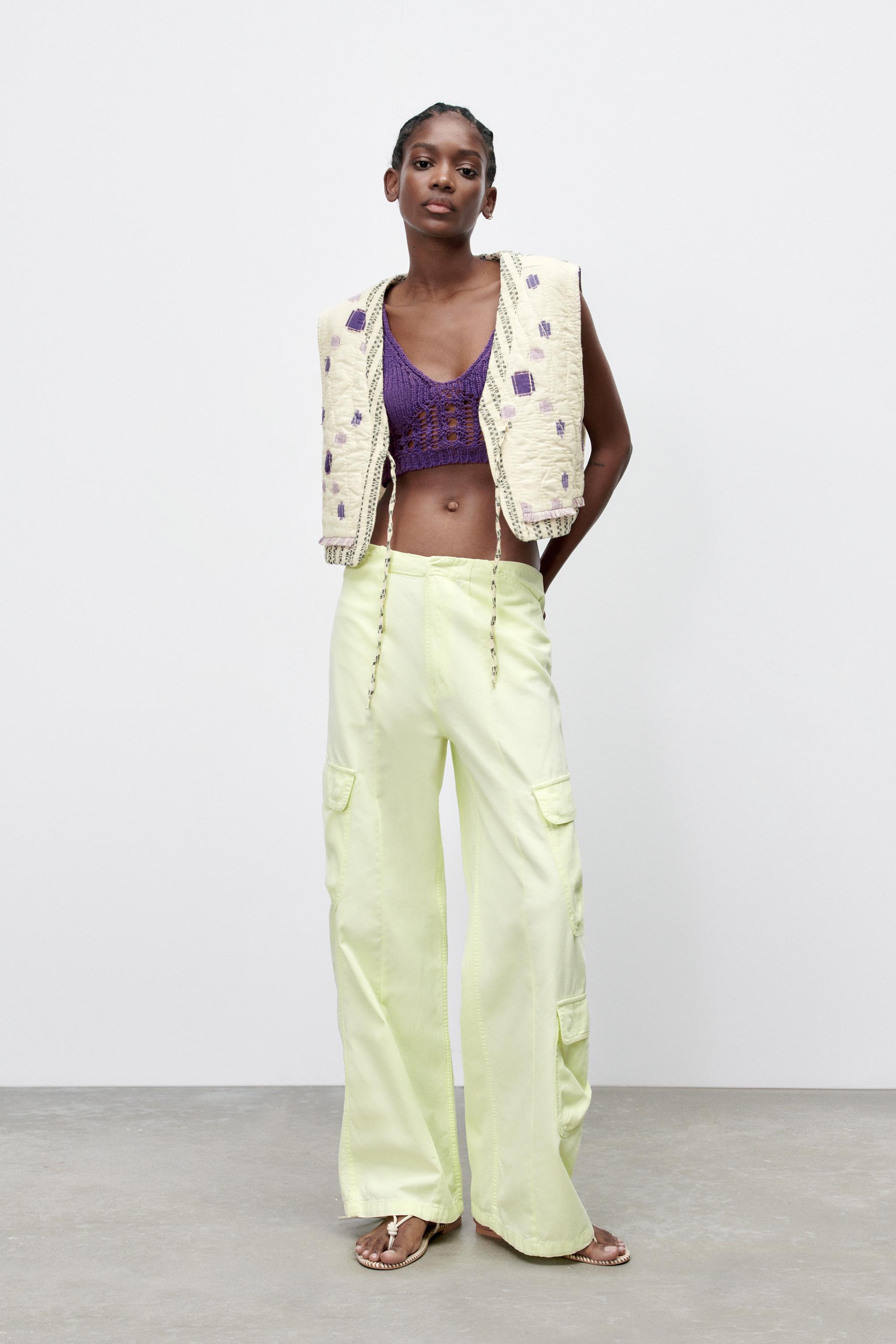 Lime green cargo trousers hotsell